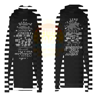 The Legend Has Retired 2026 Not My Problem Anymore Long Sleeve T-Shirt - Monsterry