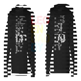 Legendaddy Papá Legendario Padre Día Del Padre Camiseta de manga larga - Regaloses