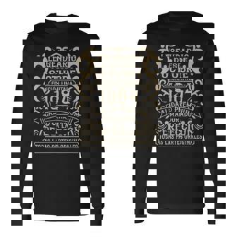 Legendario Desde Octubre 1984 Cumpleaños 41 Años Camiseta de manga larga - Regaloses