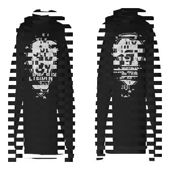 Les Légendesont Nées En Juillet 1957 Guitare T-shirt à manches longues - Cadeauxyz