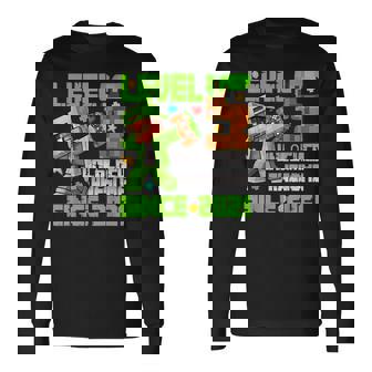 Level 5 Unlocked Awesome Since 2021 5Th Birthday Game Boys Long Sleeve T-Shirt | Seseable CA