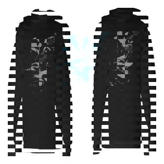 Leyenda Guitarra Eléctrica Rock N Roll Guitarrista Camiseta de manga larga - Regaloses