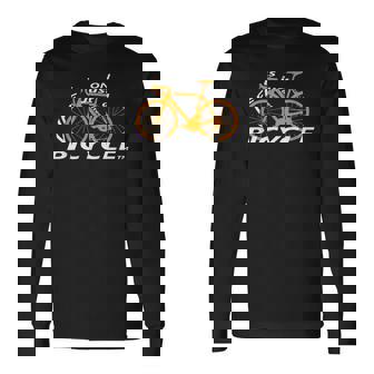 Life Is Just Better On a Bicycle Cycling Biking Long Sleeve T-Shirt | Mazezy