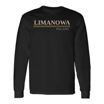 Limanowa Polonia Camiseta de manga larga - Regaloses
