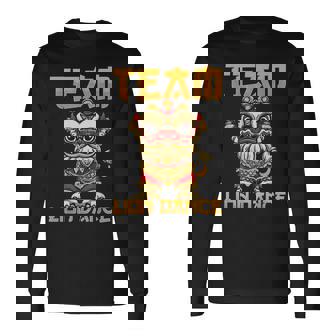 Lion Dance Lunar New Year Chinese New Year Lion Dance Long Sleeve T-Shirt | Mazezy