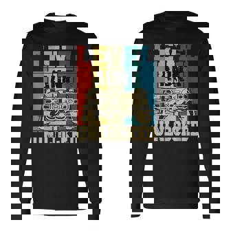 Livello Ziabloccato Zia Gaming Gamer Zia Aspettante Zia Maglietta a maniche lunghe - Novitaregali