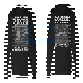 Get In Loser Were Going To The Cottage Cat Meme Long Sleeve T-Shirt | Mazezy