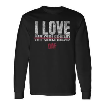 I Love Daf Instrument De Musique Musique T-shirt à manches longues - Cadeauxyz