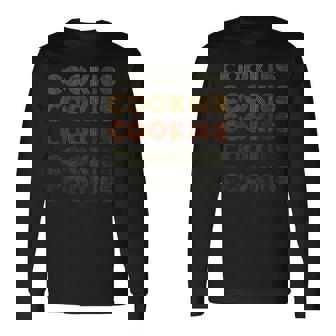 Love Heart Cookies Grunge Vintage Style Black Cookies Long Sleeve T-Shirt | Seseable CA