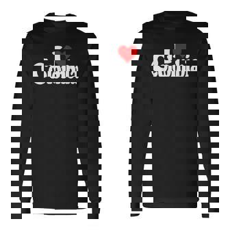 I Love Heart コロンビア 南アメリカ ボゴタ コロンビア文化 長袖Tシャツ - Kawaiitshirt