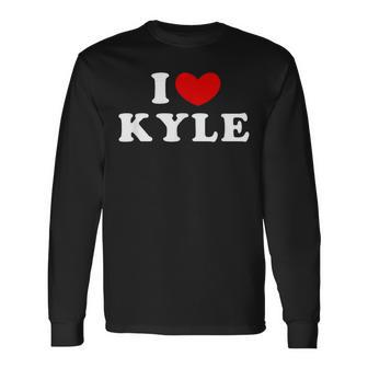 I Love Kyle I Love Kyle Long Sleeve T-Shirt - Thegiftio UK