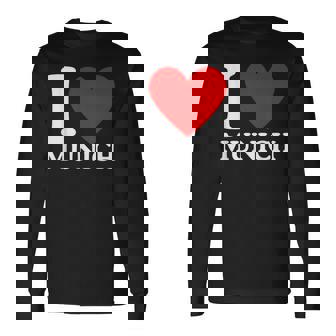 I Love Munich I Heart Munich Maglietta a maniche lunghe - Novitaregali