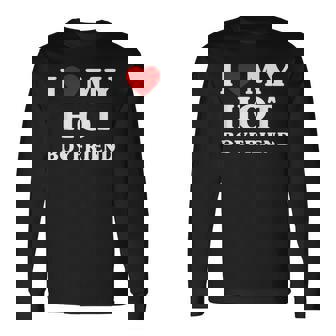 I Love My Hot Boyfriend シャツ マッチング I Heart My Boyfriend 長袖Tシャツ - Kawaiitshirt