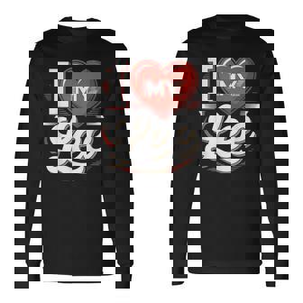 I Love My Lee 名前 Lee 長袖Tシャツ - Kawaiitshirt