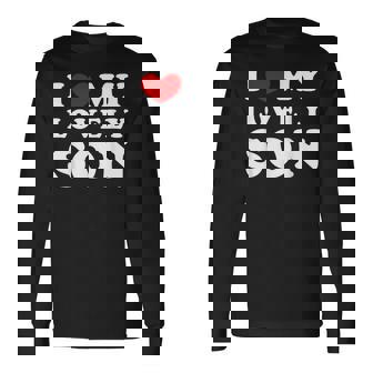 I Love My Lovelyon 愛しい息子を愛しています 長袖Tシャツ - Kawaiitshirt