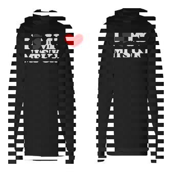 I Love My Mitsuki 私は私のミツキが大好きで、私は私のミツキが大好きです 長袖Tシャツ - Kawaiitshirt