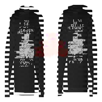 Love Pig シャツ レディース 豚 ギフト 豚 メンズ キュート 豚 長袖Tシャツ - Kawaiitshirt