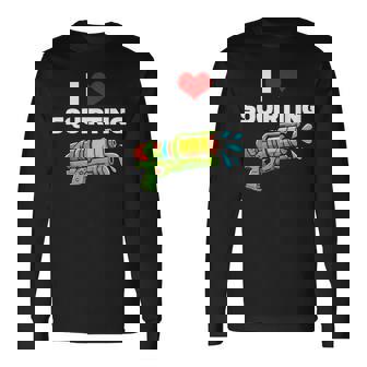 I Love Squirting I Heart Squiting Water Squirt Gun Long Sleeve T-Shirt - Thegiftio