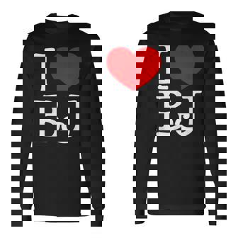 I Love ハート Bj 長袖Tシャツ - Kawaiitshirt