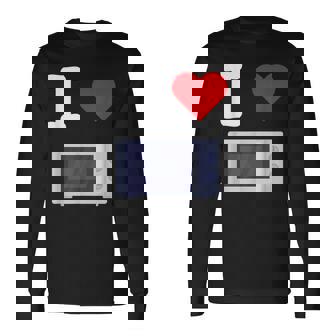 I Love 電子レンジ オーブン 料理 暖房 食品 キッチン 家電 長袖Tシャツ - Kawaiitshirt