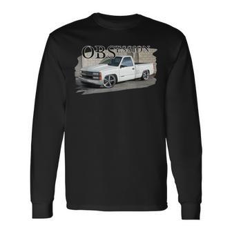Lowered 90S Single Cab 1500 Obs Truck Long Sleeve T-Shirt - Thegiftio UK