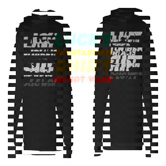 Lucky Turntablism Shirt Do Not Wash Turntablism Long Sleeve T-Shirt | Mazezy