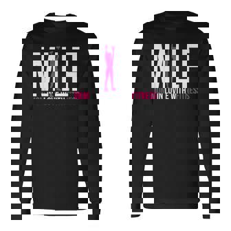 Mamá Enamorada Con Fitness Milf Entrenamiento Divertido Madre Gimnasio Camiseta de manga larga - Regaloses