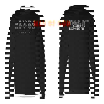 Man Of God Husband Dad G Pop Christian Dad Religious Long Sleeve T-Shirt | Mazezy