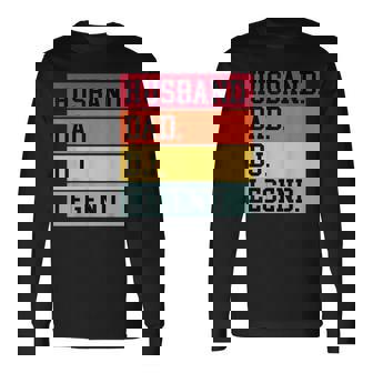 Marito Papà Dj Leggenda Divertente Dj Disc Music Lover Maglietta a maniche lunghe - Novitaregali