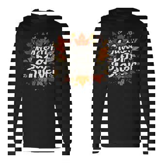 Master Leaf Blower Autumn Season Falling Leaves Cleanup Long Sleeve T-Shirt - Thegiftio