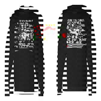 May Your Smile Be Merry And Bright Dental Dentist Christmas Long Sleeve T-Shirt - Thegiftio