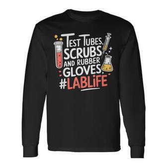 Medical Laboratory Lab Technician And Laboratory Week Long Sleeve T-Shirt - Monsterry