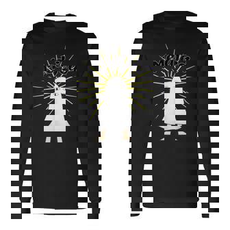 Medjed キュート エジプト メジェド 長袖Tシャツ - Kawaiitshirt