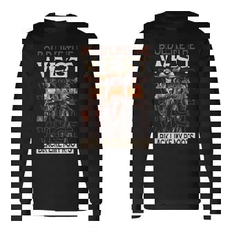 Melanin Cowgirls African Melanin Cowgirl Black History Long Sleeve T-Shirt - Thegiftio