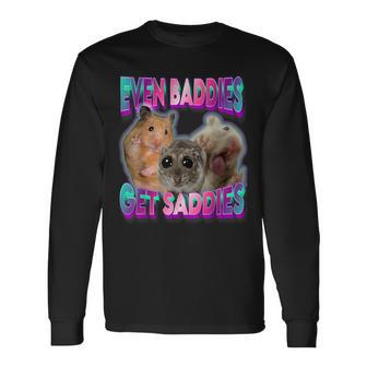 Même Les Méchants Obtiennent Desaddies Hamster Drôle T-shirt à manches longues - Cadeauxyz