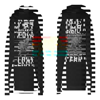 Mi Mejor Amigo Es Un Elefante Camiseta de manga larga - Regaloses