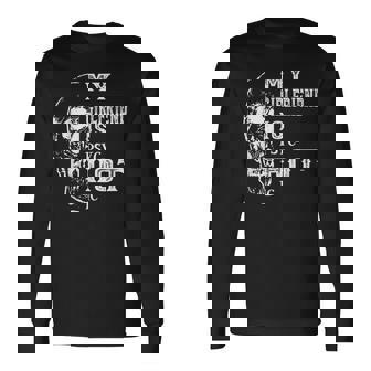 Mi Novia Es Psicótica Mi Novia Es Divertida Camiseta de manga larga - Regaloses