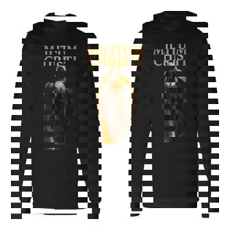 Militum Christi Catholic Knight Templar – Crusader Long Sleeve T-Shirt | Seseable CA