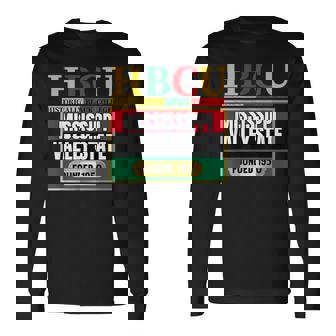 Mississippi Valley State Mvsu Hbc Graphic Long Sleeve T-Shirt - Monsterry