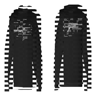 Modelo De Rifle Propietario De Armas Camiseta de manga larga - Regaloses
