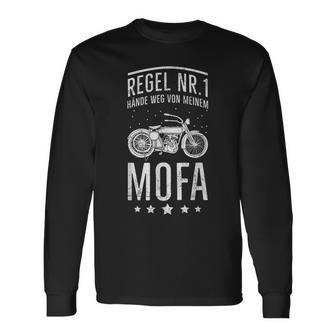Mofa Fahren Moped Roller Lustiges Mofafahrerpruch Langarmshirts - Geschenkecke