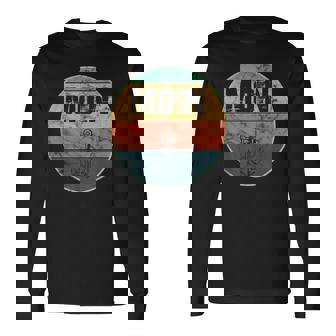 Moin Norddeutsch Ankerintage Retro Distressed Langarmshirts - Geschenkecke