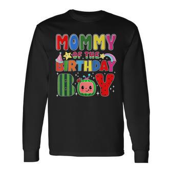 Mommy Of The Birthday Boy Melon Family Matching Long Sleeve T-Shirt | Seseable UK