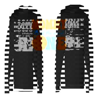 Mommy Of The Sweet One Cookies And Milk Birthday Party Long Sleeve T-Shirt - Seseable