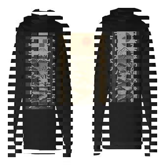 Monte Fuji Japón Paisaje Arte Tradicional Naturaleza Zen Camiseta de manga larga - Regaloses