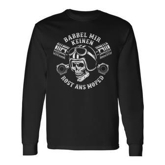 Motorrad Motorradfahrer Moped Biker Lustiges Motorrad Langarmshirts - Geschenkecke