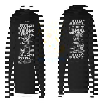 Moverse Maños León Zaragoza Fútbol Fan Blanquiazul Camiseta de manga larga - Regaloses