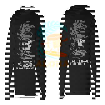 Musubi Hawaii Surfing Aloha Long Sleeve T-Shirt | Seseable CA