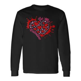 Be Myalentine Geschenk Zumalentinstag Herz Liebe Langarmshirts - Geschenkecke