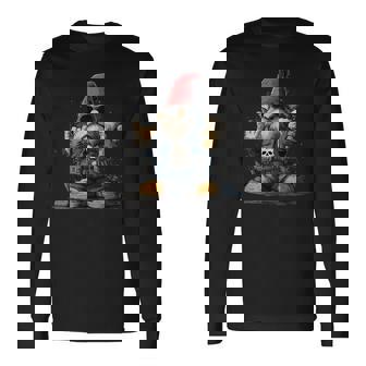 Nain De Jardin Rocker Boit De La Bière T-shirt à manches longues - Cadeauxyz